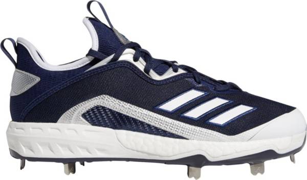アディダス メンズ 野球 シューズ スパイク adidas Icon 6 Metal Baseball Cleats - Navy/Whiteの通販は 21,146円