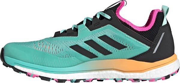 アディダス メンズ ハイキングシューズ adidas Men's Terrex Agravic Flow Shoes - Acid Mint/Screaming Pink