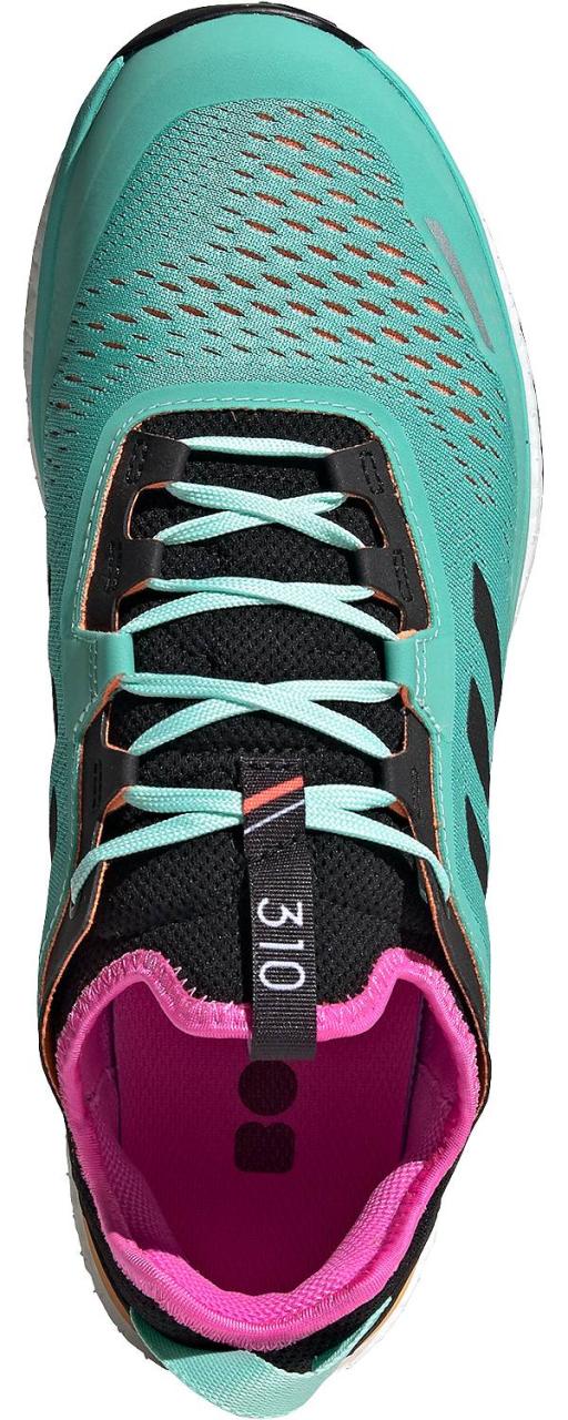 アディダス メンズ ハイキングシューズ adidas Men's Terrex Agravic Flow Shoes - Acid Mint/Screaming Pink