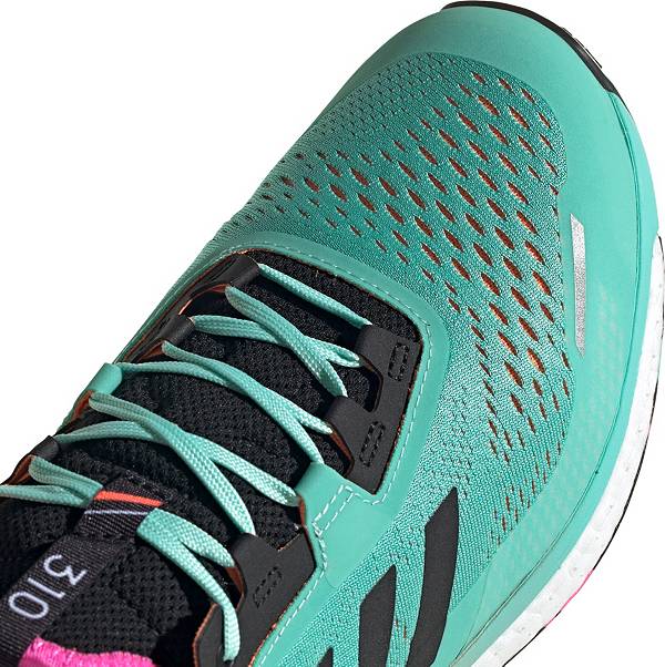 アディダス メンズ ハイキングシューズ adidas Men's Terrex Agravic Flow Shoes - Acid Mint/Screaming Pink