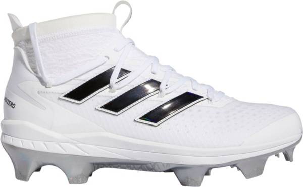 アディダス メンズ 野球 スパイク adidas Men's adizero Afterburner 8 NWV TPU Baseball Cleats - White/Iridescent