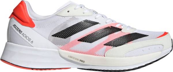 アディダス メンズ ランニングシューズ adidas Men's Adizero Adios 6 Running Shoes - White/Red