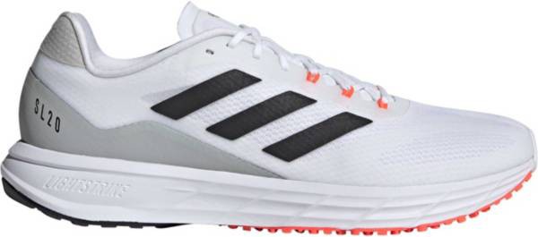 アディダス メンズ ランニングシューズ adidas Men's SL20 Running Shoes - White/Black