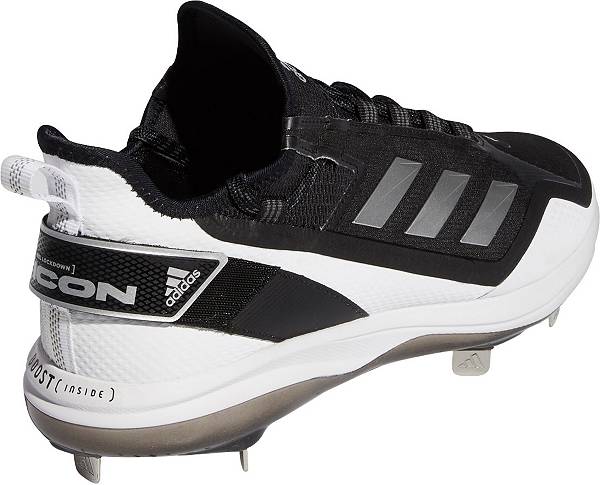 アディダス メンズ 野球 スパイク adidas Men's Icon 7 Boost Metal Baseball Cleats - Black/White