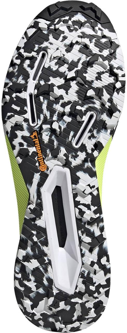 アディダス メンズ ランニングシューズ adidas Men's Terrex Agravic Ultra Trail Running Shoes - White/Grey/Black_1