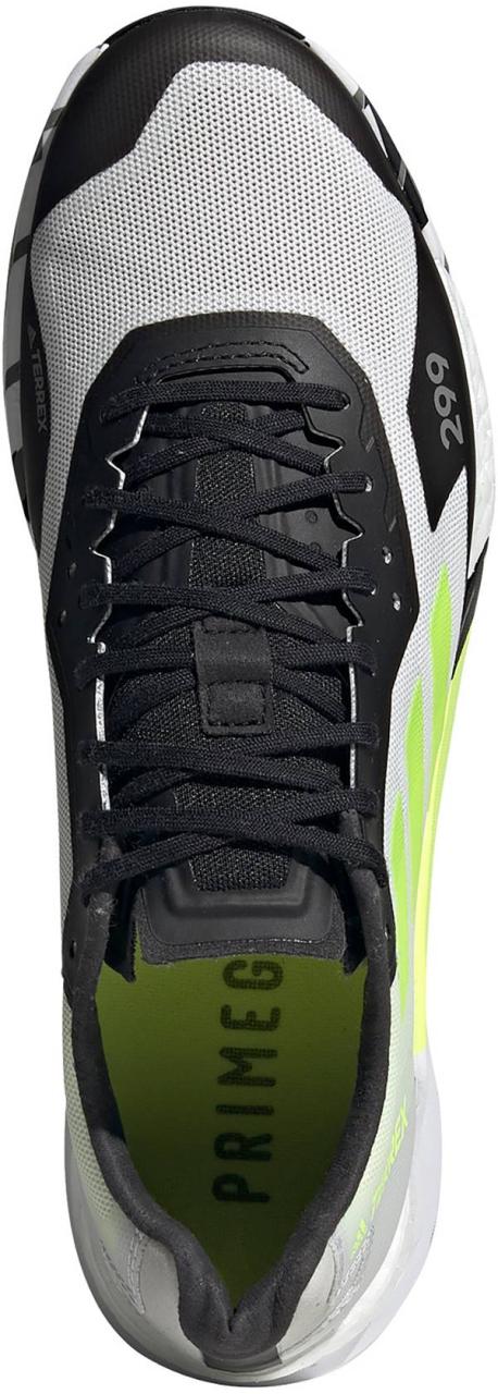 アディダス メンズ ランニングシューズ adidas Men's Terrex Agravic Ultra Trail Running Shoes - White/Grey/Black_3