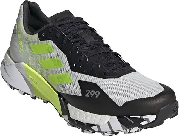 アディダス メンズ ランニングシューズ adidas Men's Terrex Agravic Ultra Trail Running Shoes - White/Grey/Black_4