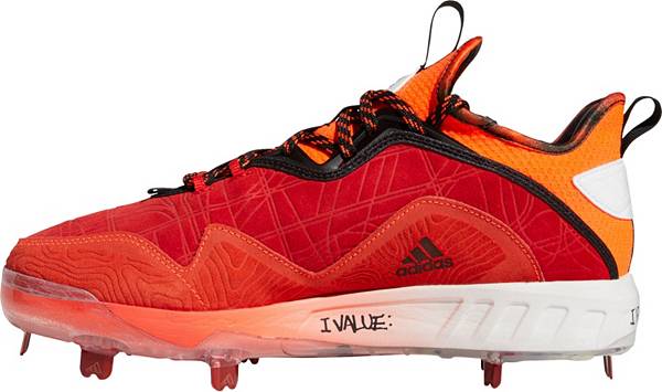 アディダス メンズ 野球 シューズ スパイク adidas Icon 6 Boost Lead To Legacy Baseball Cleats - Red/White_2