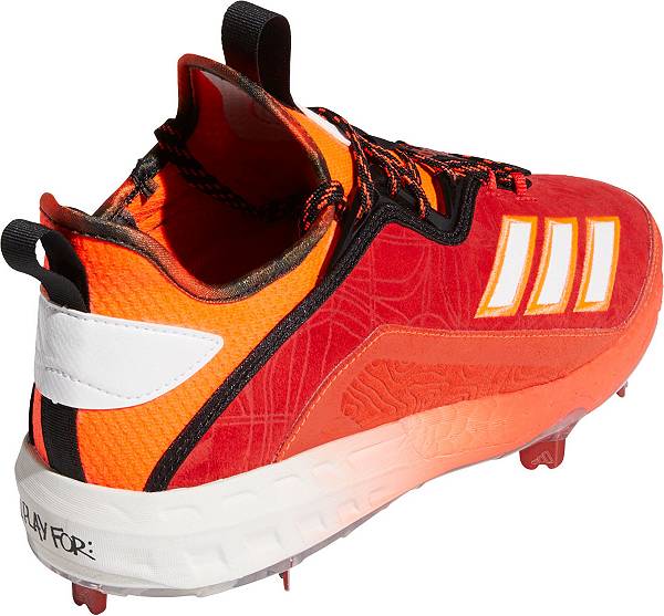 アディダス メンズ 野球 シューズ スパイク adidas Icon 6 Boost Lead To Legacy Baseball Cleats - Red/White_4