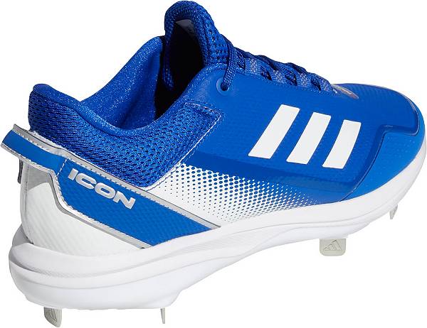 アディダス メンズ 野球 スパイク adidas Men's Icon 7 Metal Baseball Cleats - Blue/White