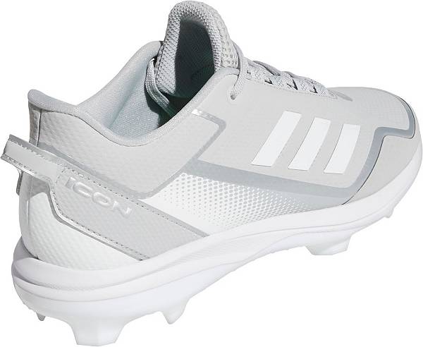 アディダス メンズ 野球 スパイク adidas Men's Icon 7 TPU Baseball Cleats - Grey/White