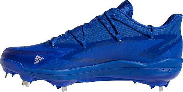 アディダス メンズ 野球 スパイク adidas Men's adizero Afterburner 8 Metal Baseball Cleats - Blue/White