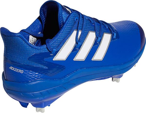 アディダス メンズ 野球 スパイク adidas Men's adizero Afterburner 8 Metal Baseball Cleats - Blue/White