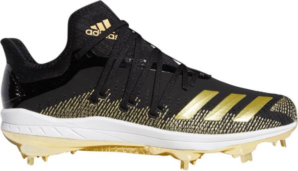 アディダス メンズ 野球 シューズ スパイク adidas adizero Afterburner 6 GOLD l Baseball Cleats - Black/Gold