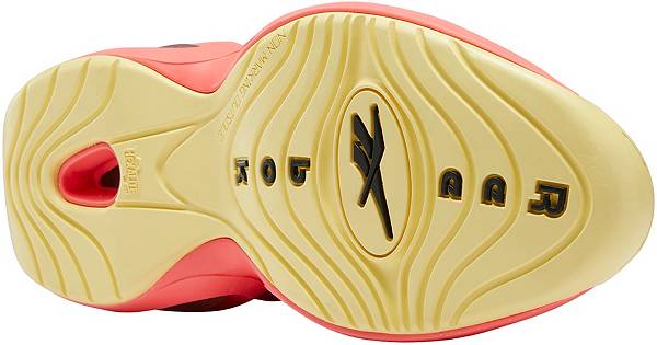 リーボック メンズ バッシュ Reebok Question Mid - Red/Black/Yellow