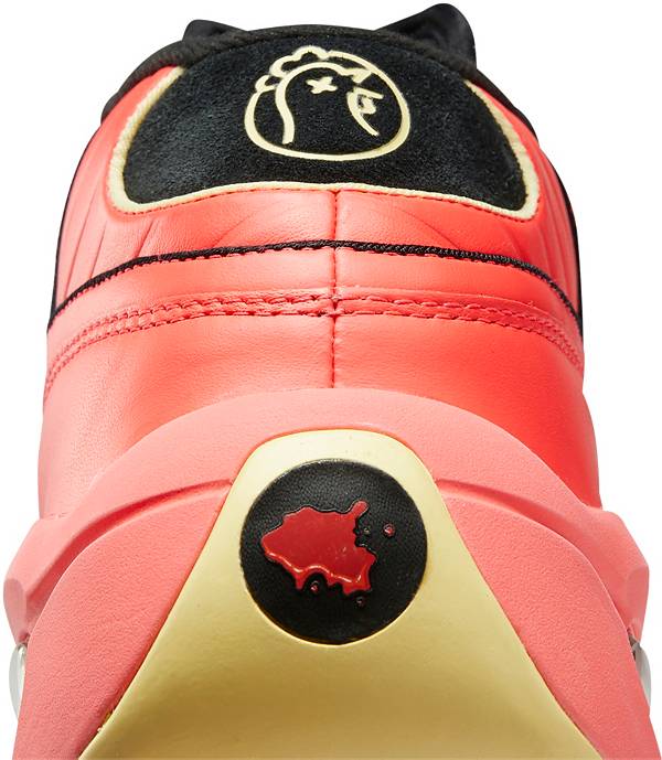 リーボック メンズ バッシュ Reebok Question Mid - Red/Black/Yellow_4