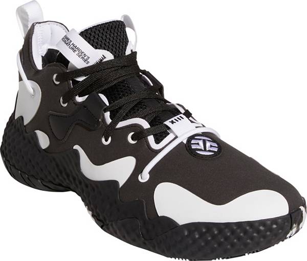 アディダス メンズ ハーデン６ バッシュ adidas Harden Vol. 6 Basketball Shoes - Black/Black/White_4