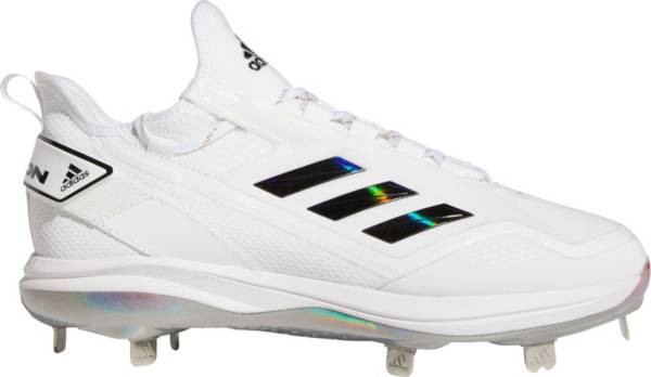 アディダス メンズ 野球 スパイク adidas Men's Icon 7 Boost Metal Baseball Cleats - White/Iridescent