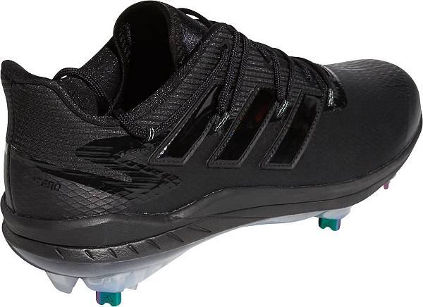 アディダス メンズ 野球 スパイク adidas Men's adizero Afterburner 8 Metal Baseball Cleats - Black/Iridescent