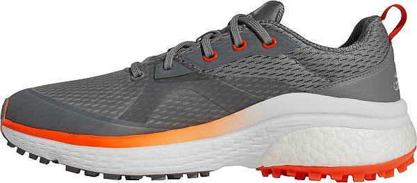 アディダス メンズ ゴルフシューズ adidas Men's Solarmotion Spikeless Golf Shoes - Grey/White/Orange_2