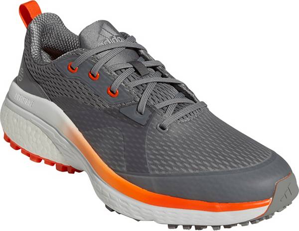 アディダス メンズ ゴルフシューズ adidas Men's Solarmotion Spikeless Golf Shoes - Grey/White/Orange_4