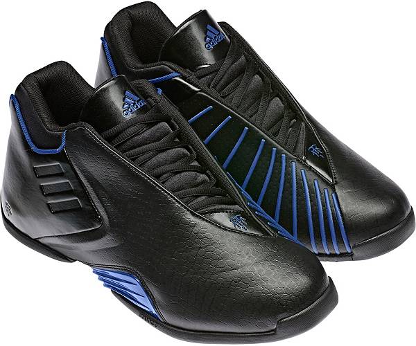 アディダス メンズ バッシュ adidas T-Mac 3 Restomod Basketball Shoes - Black/Royal/Silver_4