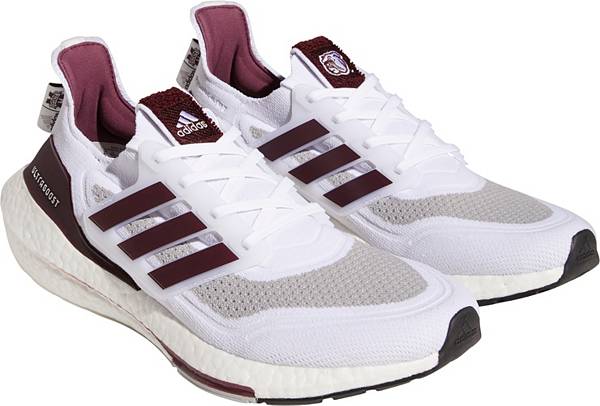 アディダス メンズ ランニングシューズ adidas Men's Ultraboost 21 Mississippi State Running Shoes - White/Maroon/Aluminum アディダス メンズ ランニングシューズ adidas Men's Ultraboost 21 Mississippi State Running Shoes - White/Maroon/Aluminum