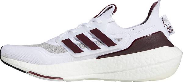 アディダス メンズ ランニングシューズ adidas Men's Ultraboost 21 Mississippi State Running Shoes - White/Maroon/Aluminum アディダス メンズ ランニングシューズ adidas Men's Ultraboost 21 Mississippi State Running Shoes - White/Maroon/Aluminum