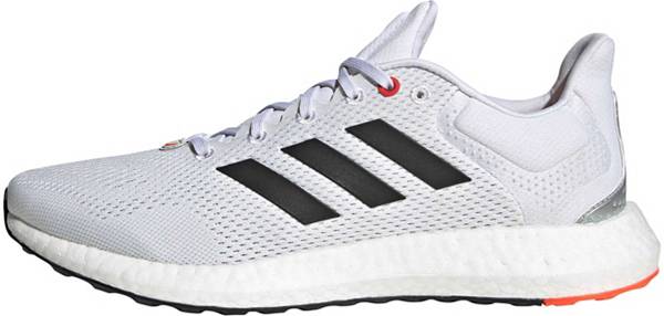 アディダス メンズ ランニングシューズ adidas Men's Pureboost 21 Running Shoes - White/Black_2