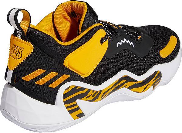 アディダス メンズ イシュー３ バッシュ adidas D.O.N. Issue #3 Basketball Shoes - Black/Orange/White_4
