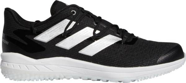 アディダス メンズ 野球 トレーニングシューズ adidas Men's adizero Afterburner 8 Turf Baseball Shoes - Black/Silver