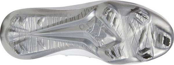 アディダス メンズ 野球 スパイク adidas Men's adizero Afterburner 8 Metal Baseball Cleats - White/Silver