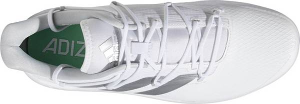 アディダス メンズ 野球 スパイク adidas Men's adizero Afterburner 8 Metal Baseball Cleats - White/Silver