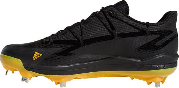 アディダス メンズ 野球 スパイク adidas Men's adizero Afterburner 8 Metal Baseball Cleats - Black/Yellow