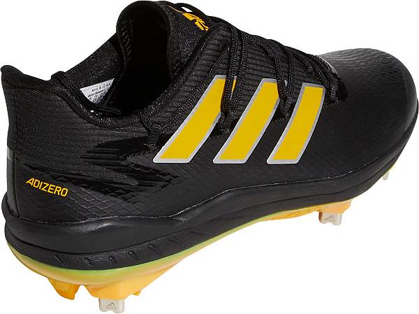 アディダス メンズ 野球 スパイク adidas Men's adizero Afterburner 8 Metal Baseball Cleats - Black/Yellow
