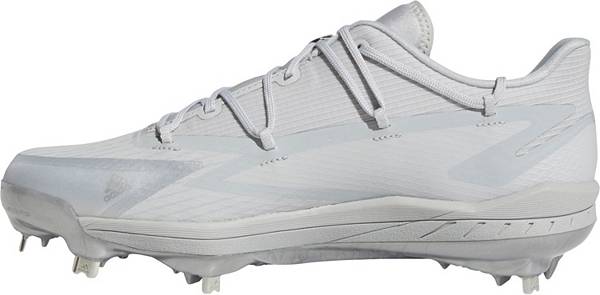 アディダス メンズ 野球 スパイク adidas Men's adizero Afterburner 8 Metal Baseball Cleats - Grey/White