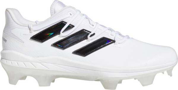 アディダス メンズ 野球 スパイク adidas Men's adizero Afterburner 8 Pro TPU Baseball Cleats - White/Iridescentの通販は 29,040円