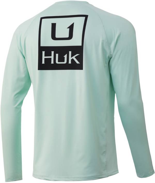 ハック メンズ Tシャツ 長袖 ロンT HUK Men's Huk'd Up Pursuit Long Sleeve Shirt - SEAFOAMの通販は 9,867円