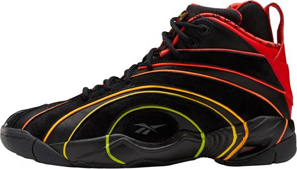 リーボック メンズ バッシュ Reebok Shaqnosis Hot Ones - Black/Red/Grey_2