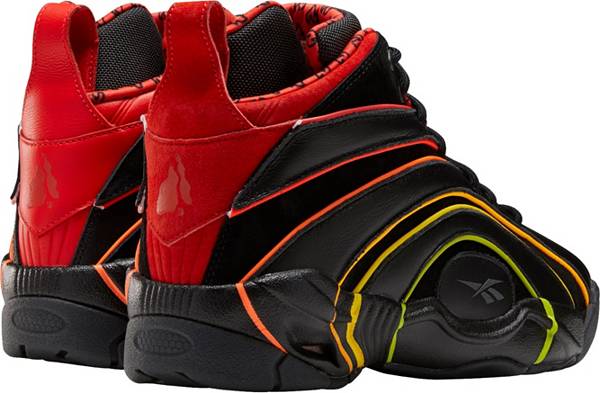 リーボック メンズ バッシュ Reebok Shaqnosis Hot Ones - Black/Red/Grey_4