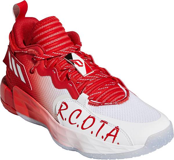 アディダス メンズ バッシュ adidas Dame 7 EXTPLY - White/Scarlet/Black_3