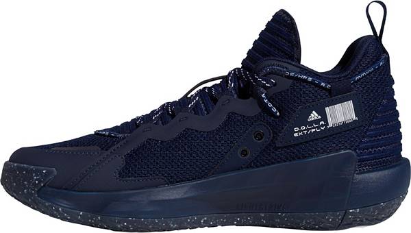 アディダス メンズ バッシュ adidas Dame 7 EXTPLY - Navy/White/Navy_2