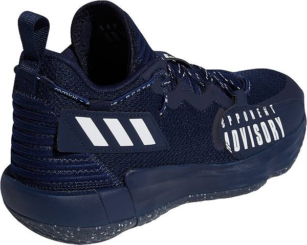 アディダス メンズ バッシュ adidas Dame 7 EXTPLY - Navy/White/Navy_4