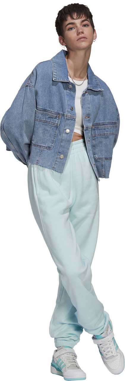 アディダス レディース ジョガーパンツ adidas Originals Women's Essentials Fleece Joggers - Almost Blueの通販は