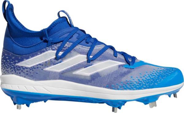 アディダス メンズ 野球 スパイク adidas Men's adizero Afterburner 9 NWV Metal Baseball Cleats - Royal/White