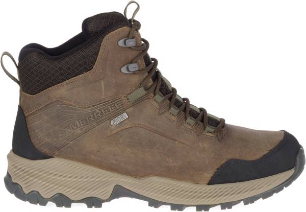 メレル メンズ ハイキングブーツ Merrell Men's Forestbound Mid Waterproof Hiking Boots - Cloudyの通販は