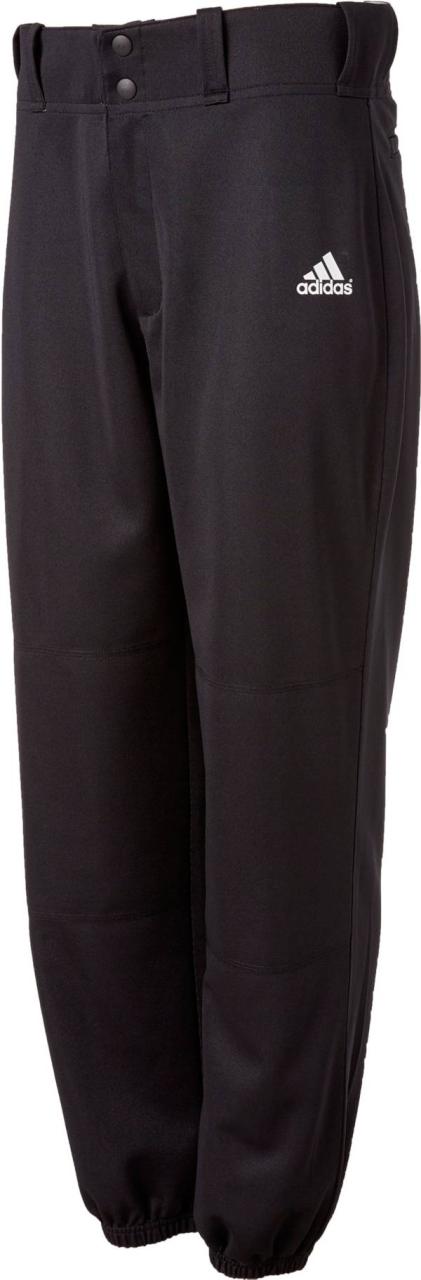 アディダス メンズ 野球 パンツ adidas Men's Triple Stripe Traditional Baseball Pants - Black