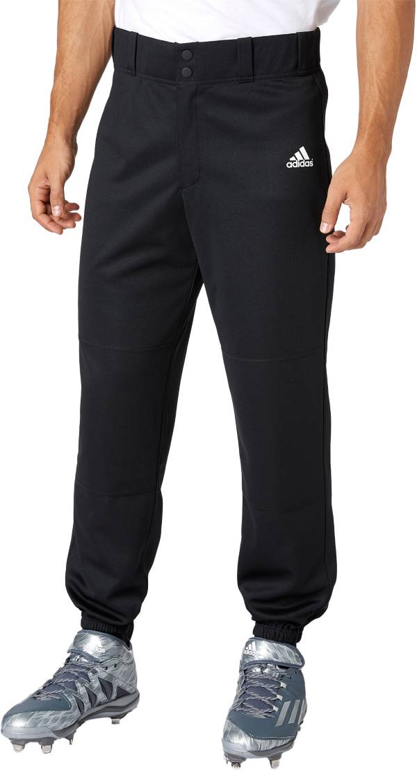 アディダス メンズ 野球 パンツ adidas Men's Triple Stripe Traditional Baseball Pants - Black