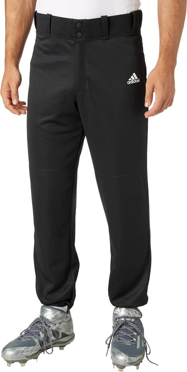 アディダス メンズ 野球 パンツ adidas Men's Triple Stripe Traditional Baseball Pants - Black