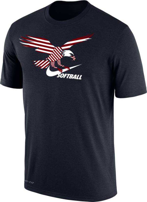 ナイキ メンズ 野球 Tシャツ Nike Men's American Eagle Swoosh Softball T-Shirt - Obsidianの通販は